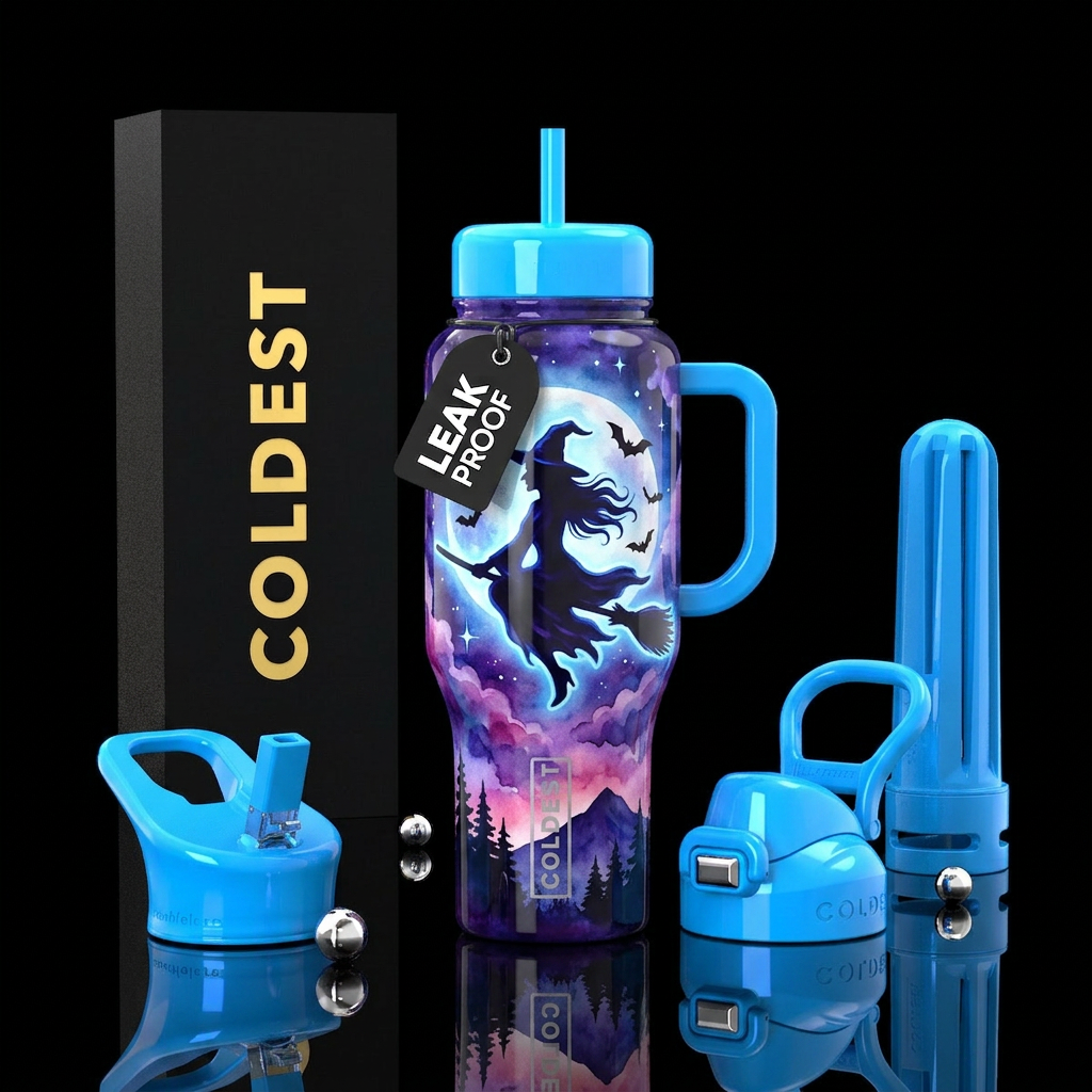 Night Rider water bottle design