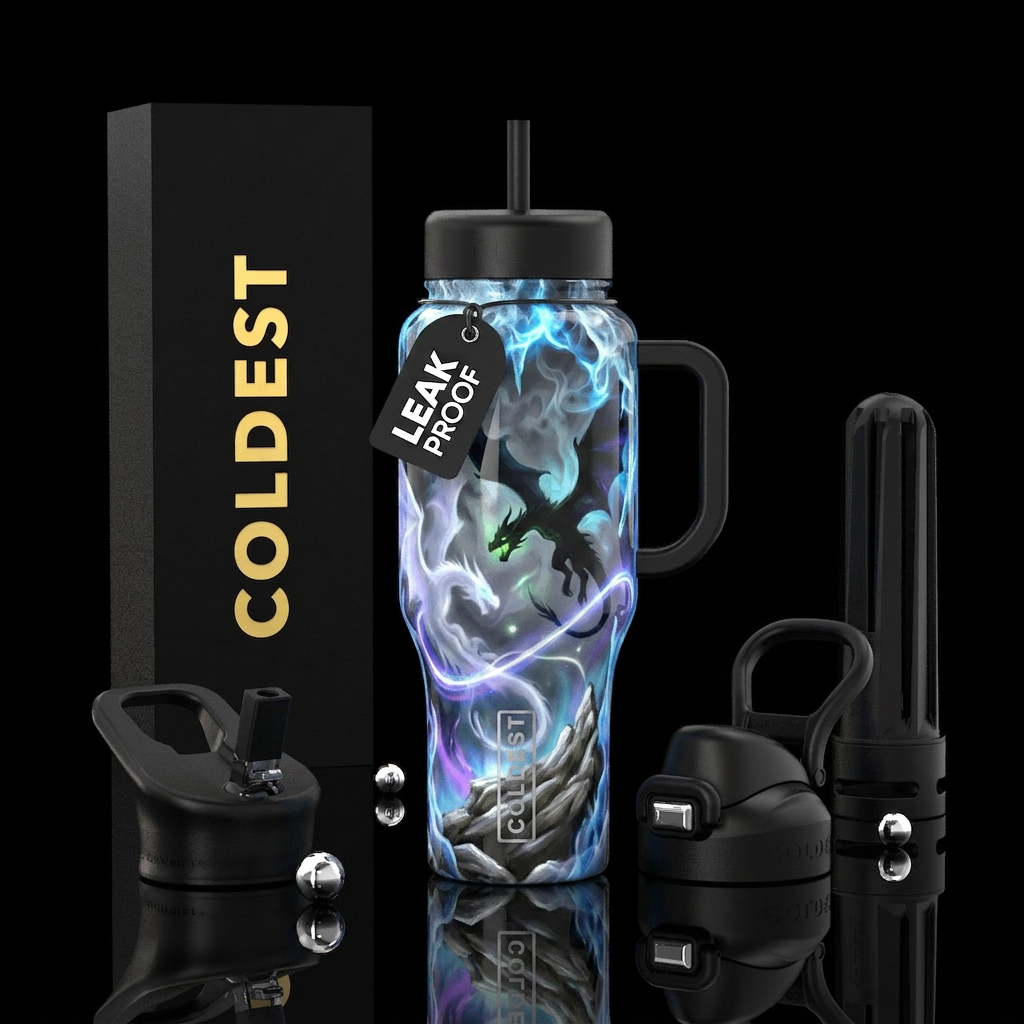 Storm Born water bottle design