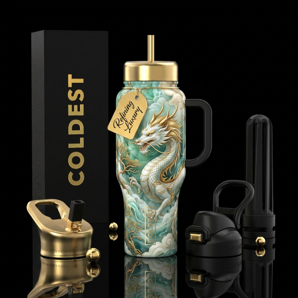 Jade Fantasy water bottle design