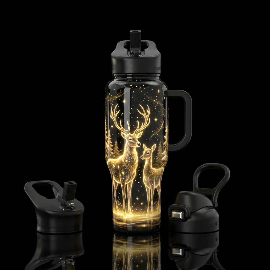 Moonless Magic water bottle design