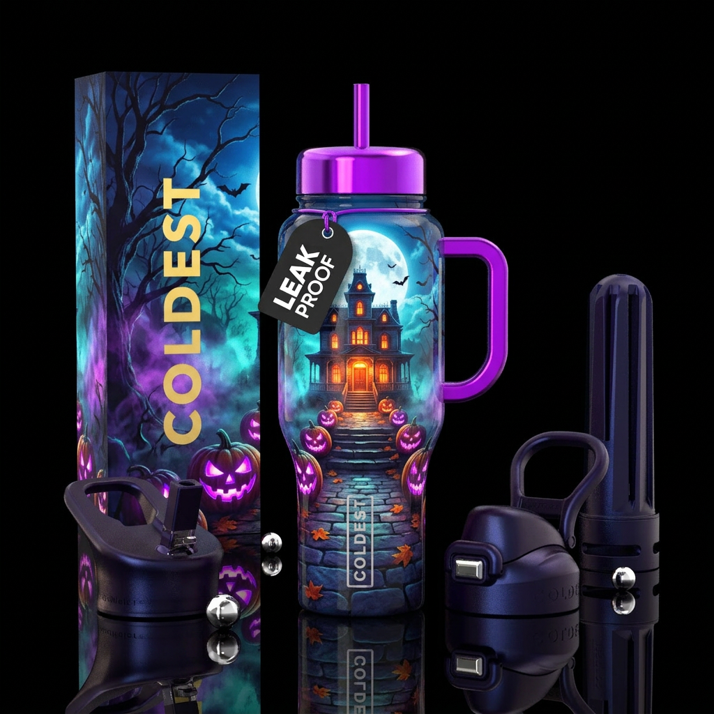 Wicked Welcome water bottle design