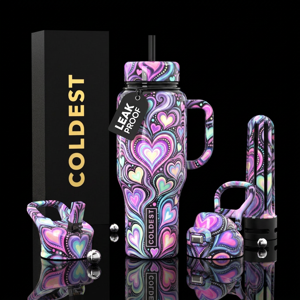 Swirl Crush water bottle design
