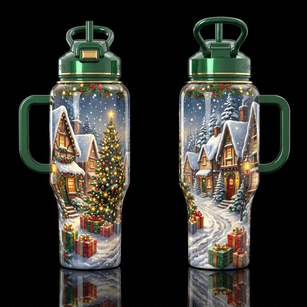 Joy Jollytown water bottle design