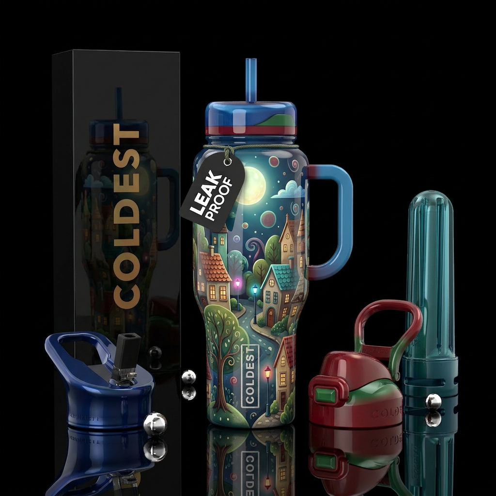 Ever After Square water bottle design