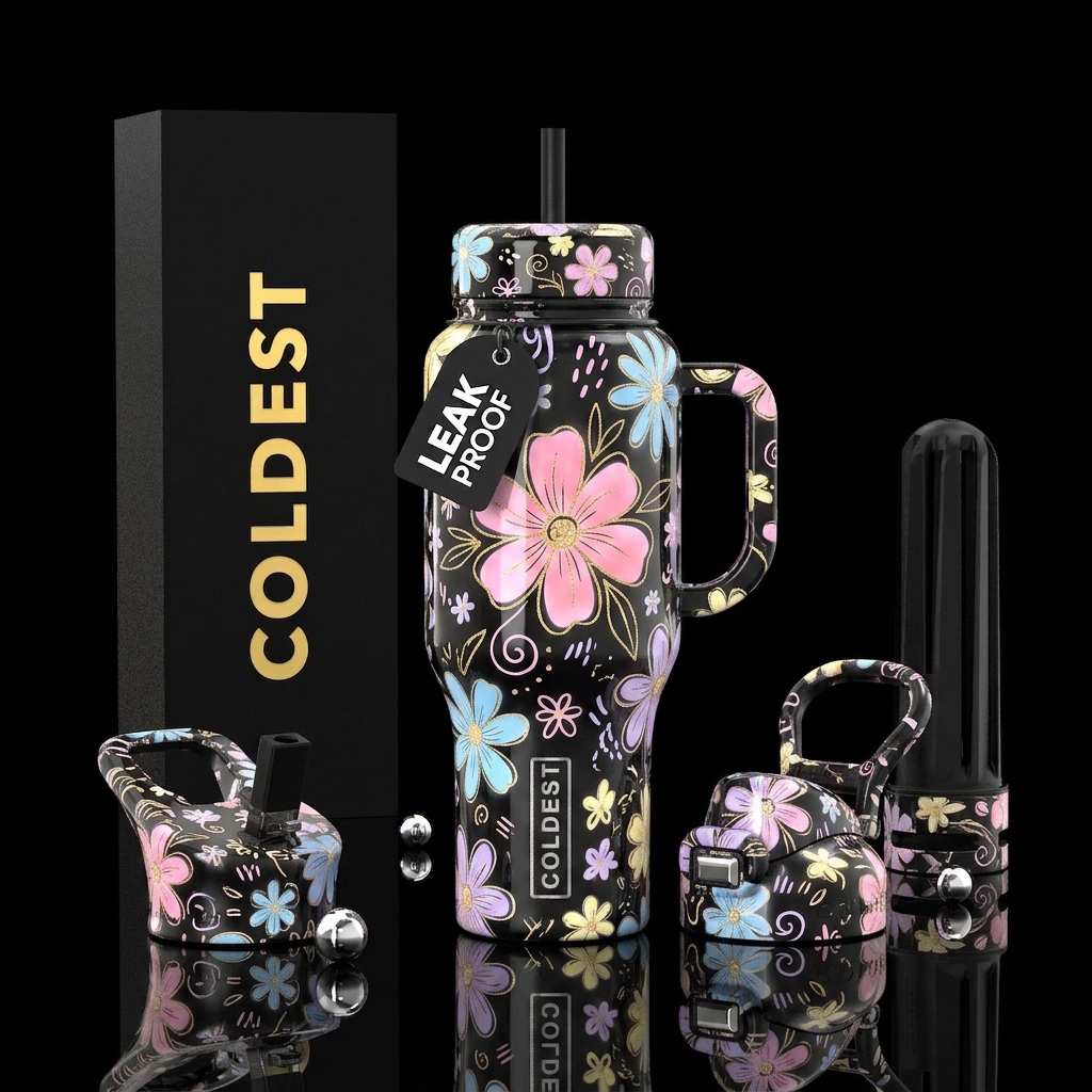 Bloom Pop water bottle design