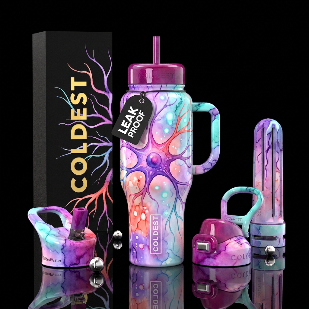 Mind Sparks water bottle design
