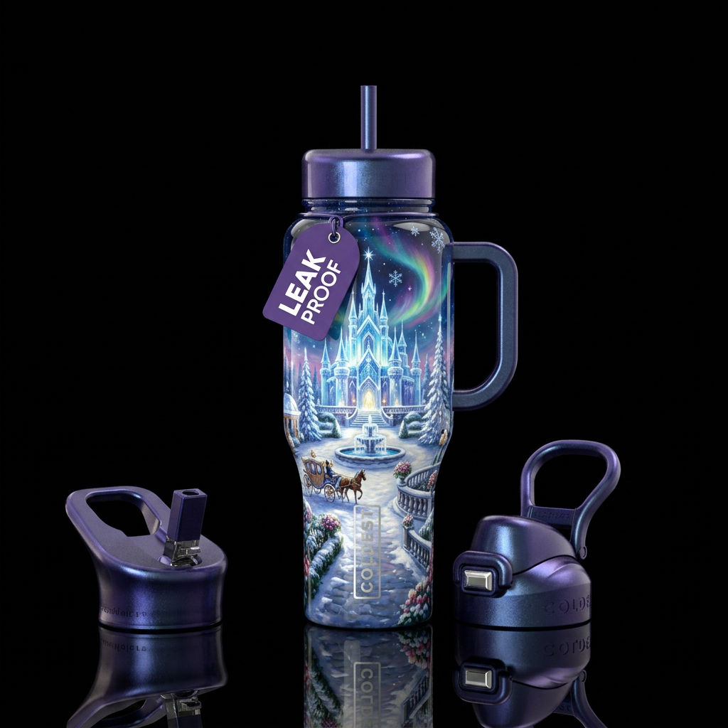 Coldest Castle water bottle design