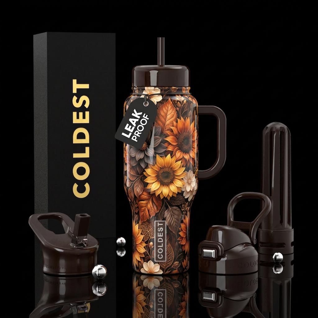 Autumn Beauty water bottle design