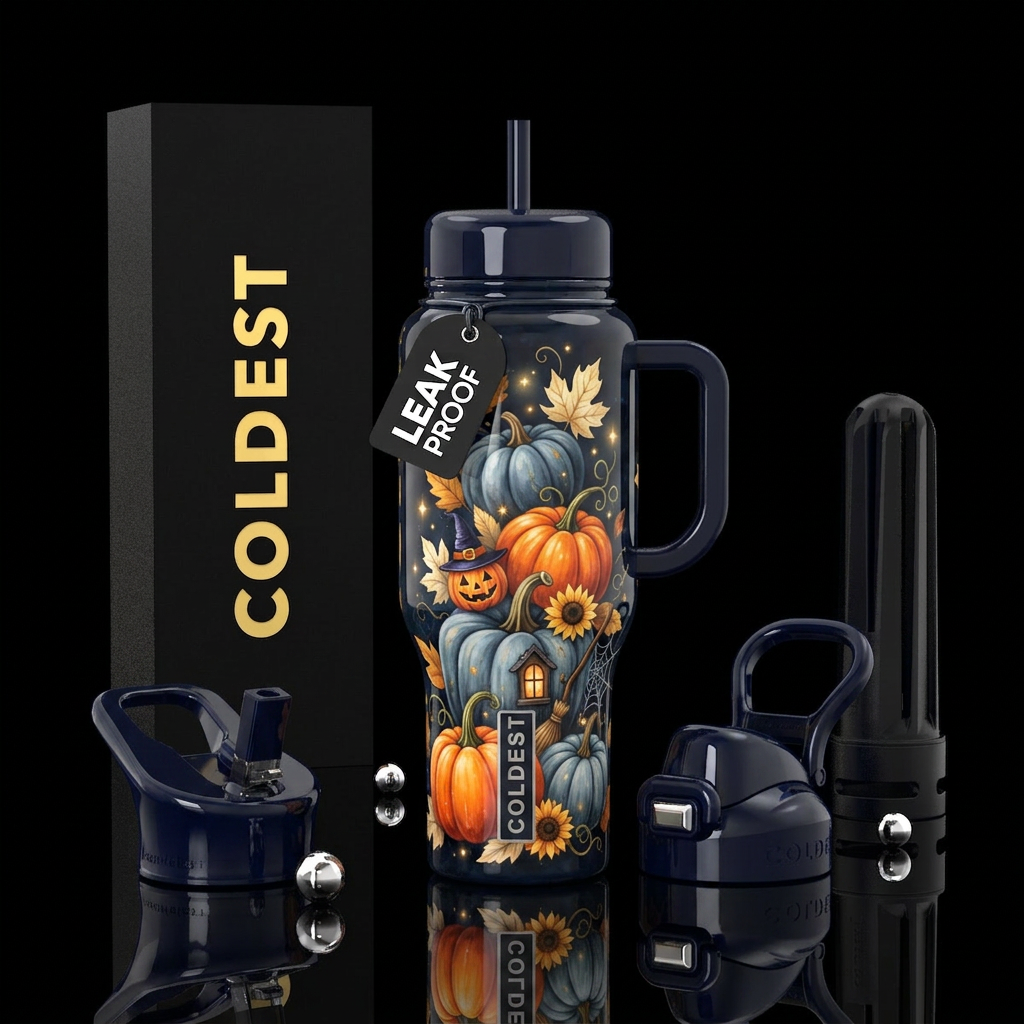 The love of Fall water bottle design