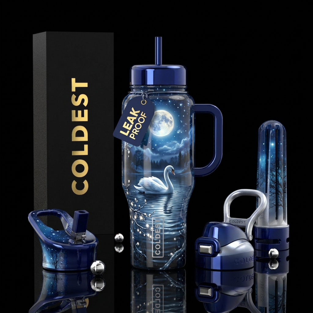 Swan Lake water bottle design