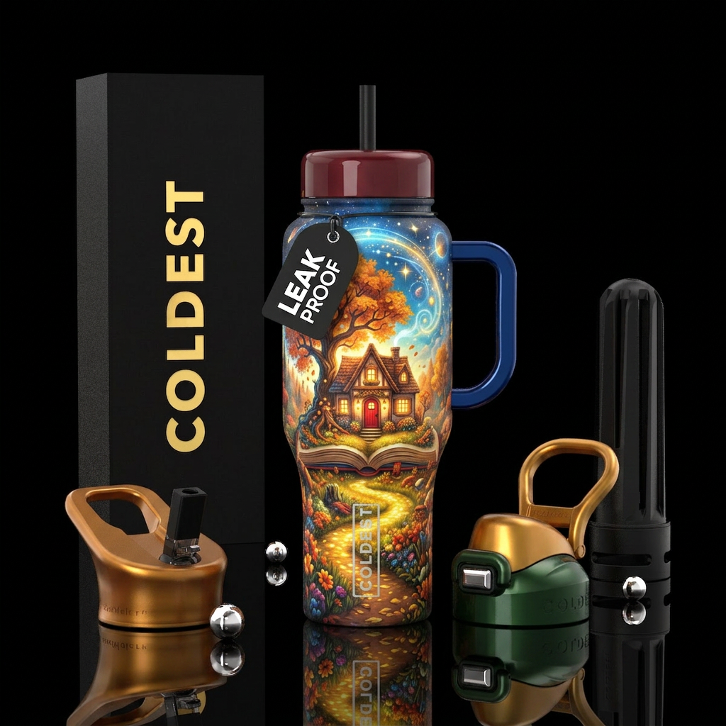 From The Pages water bottle design