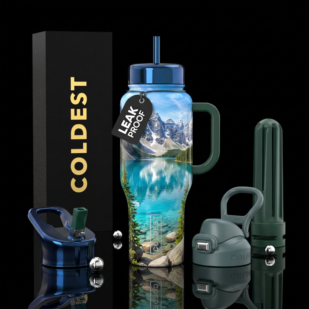 Lake Tahoe water bottle design