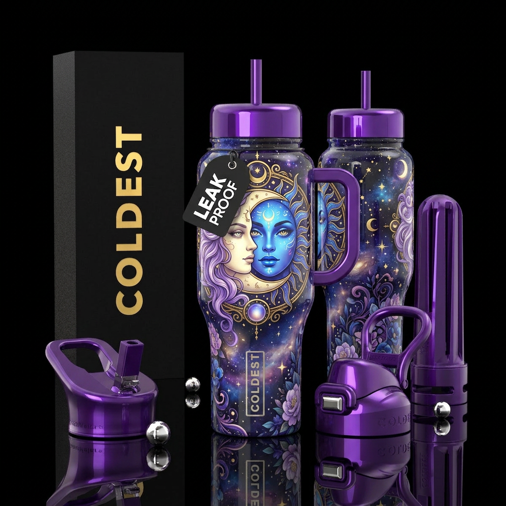 Galaxy GoddessEs water bottle design