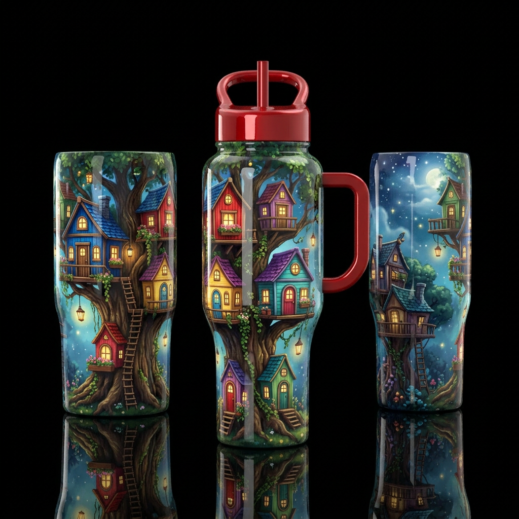 Storybook Roots water bottle design