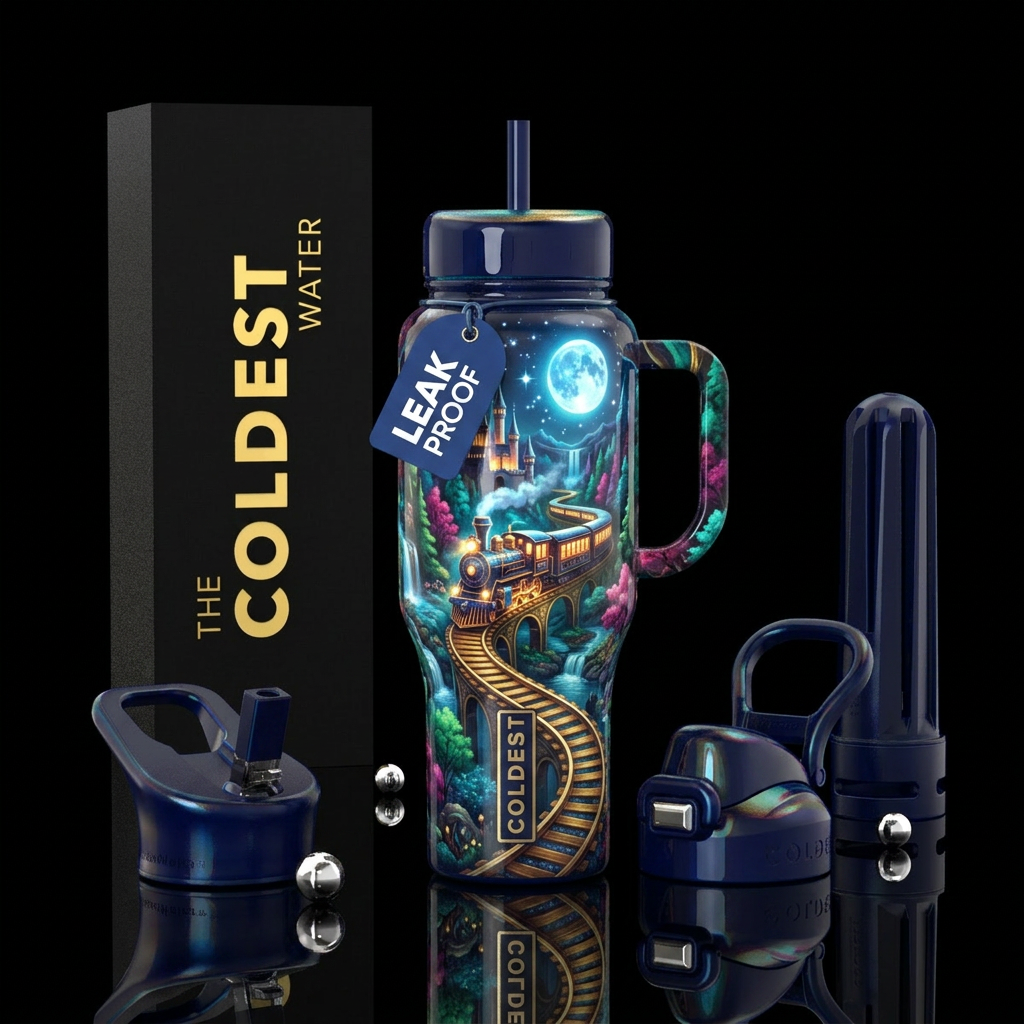 Wonderrail Express water bottle design