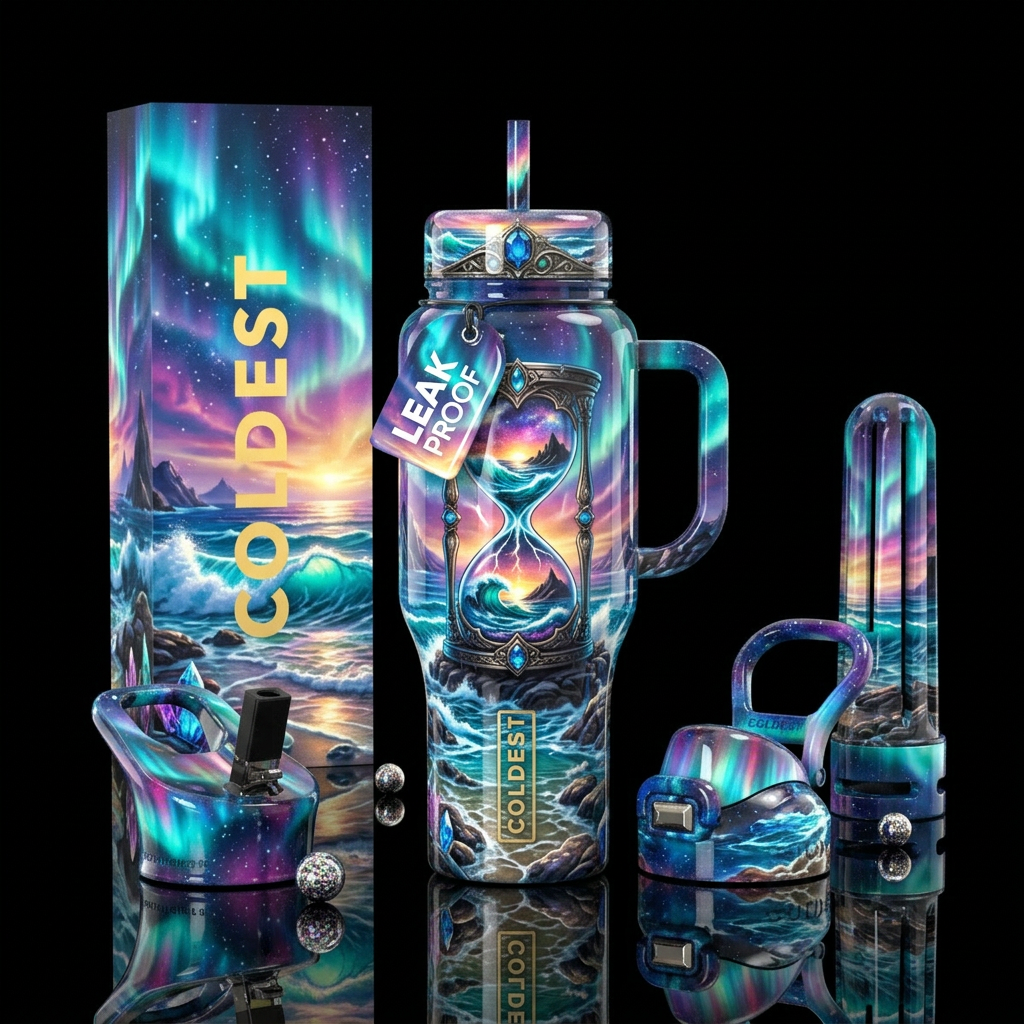 Timekeeper water bottle design
