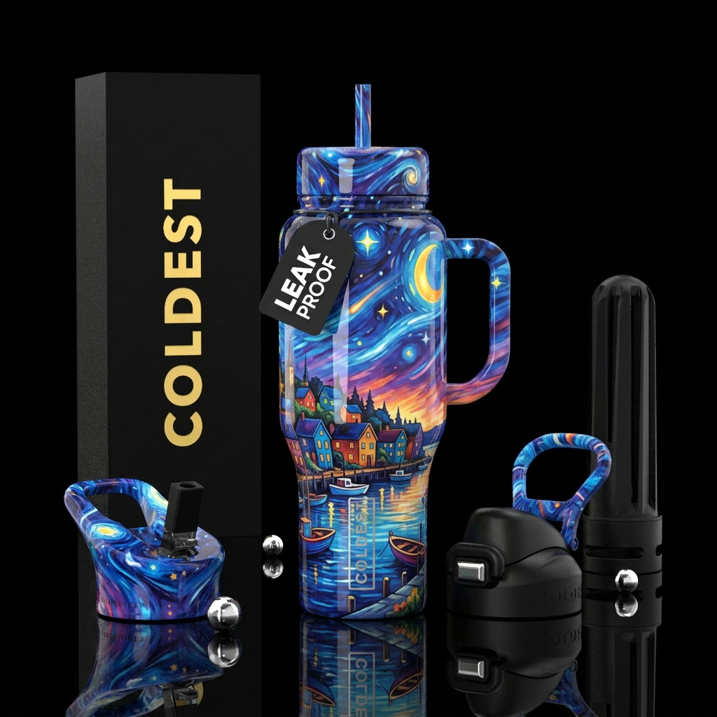 Lakeside water bottle design