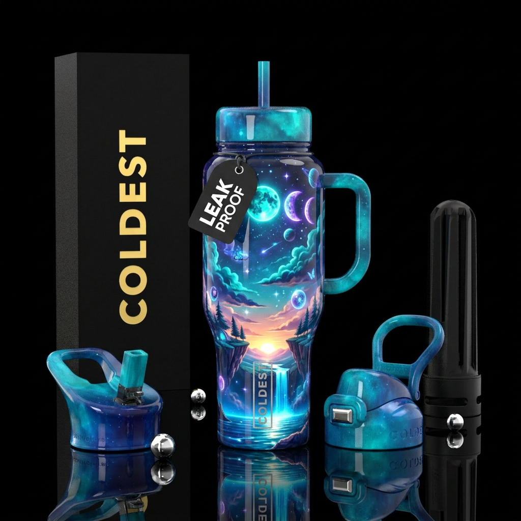 Another Universe water bottle design