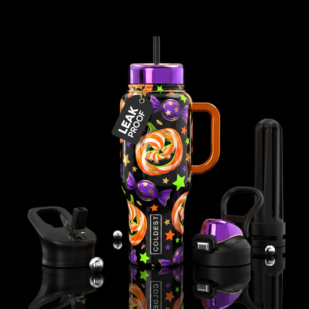 Sugar Ghouls water bottle design