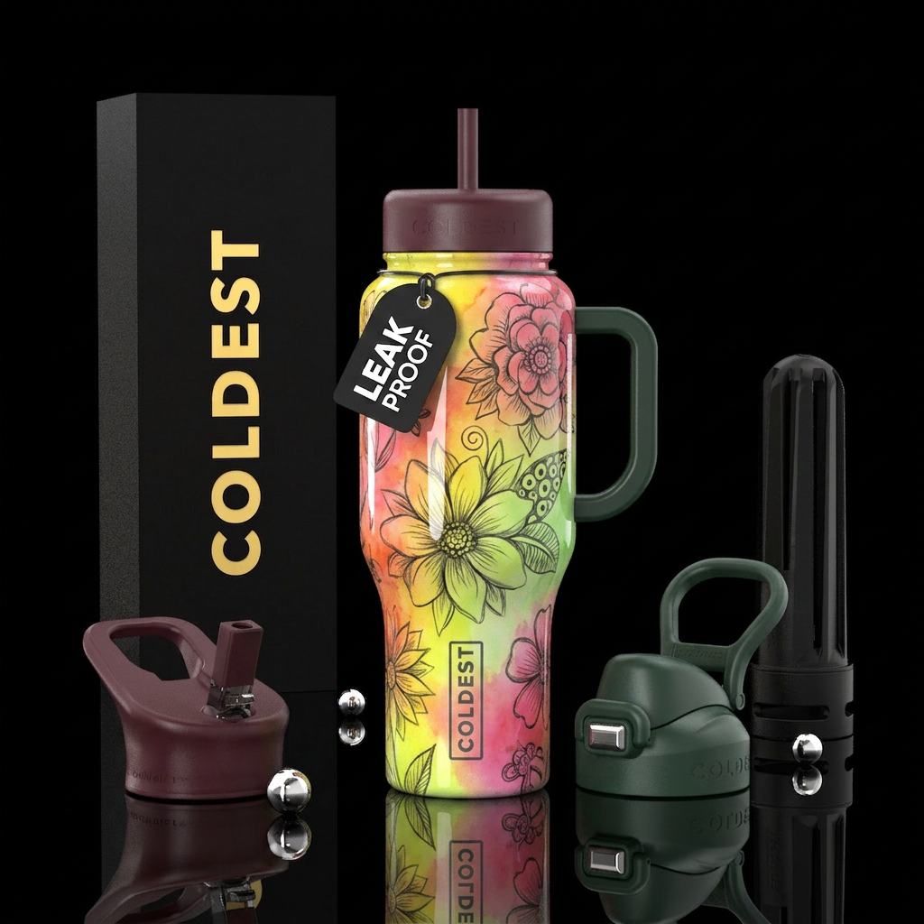 The Pencils Edge water bottle design