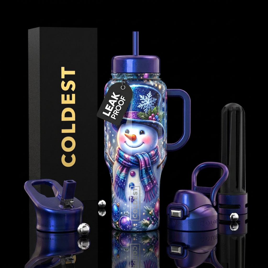 Chilly Willy water bottle design
