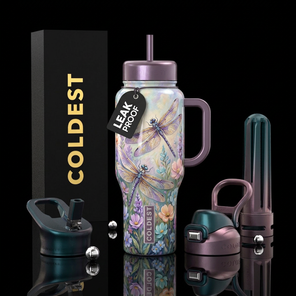 Wild Flutter water bottle design