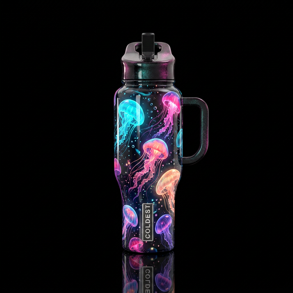 Candied Jellies water bottle design
