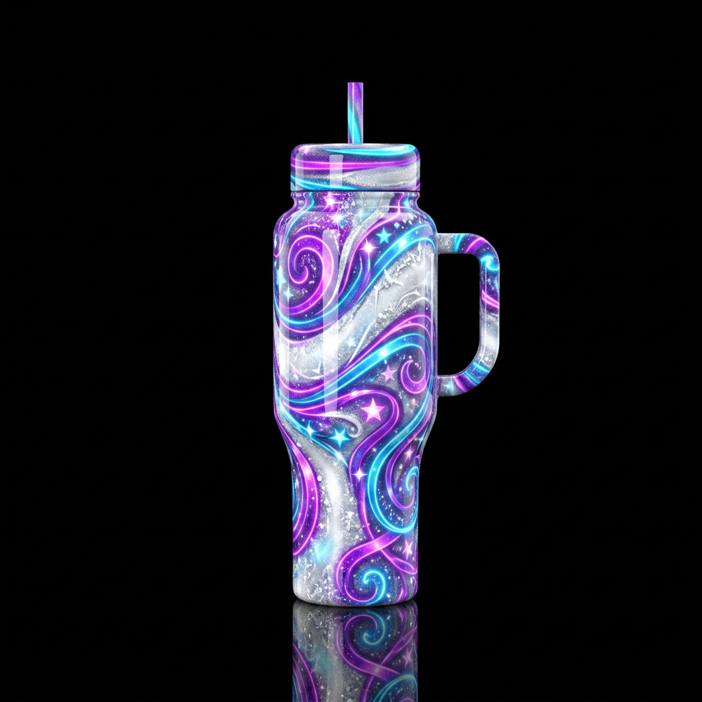 In The Stars water bottle design