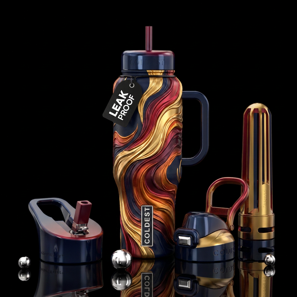 The Campfire water bottle design