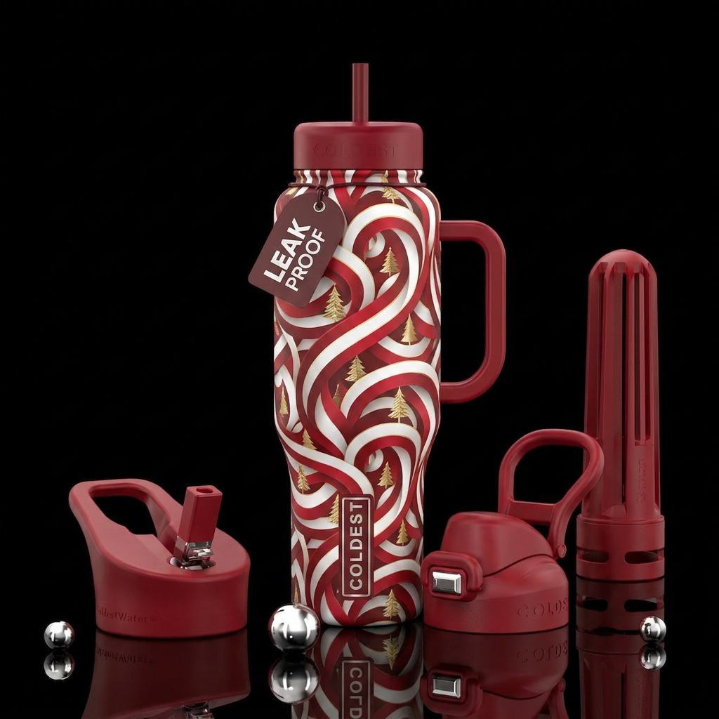 Tangled Trees water bottle design