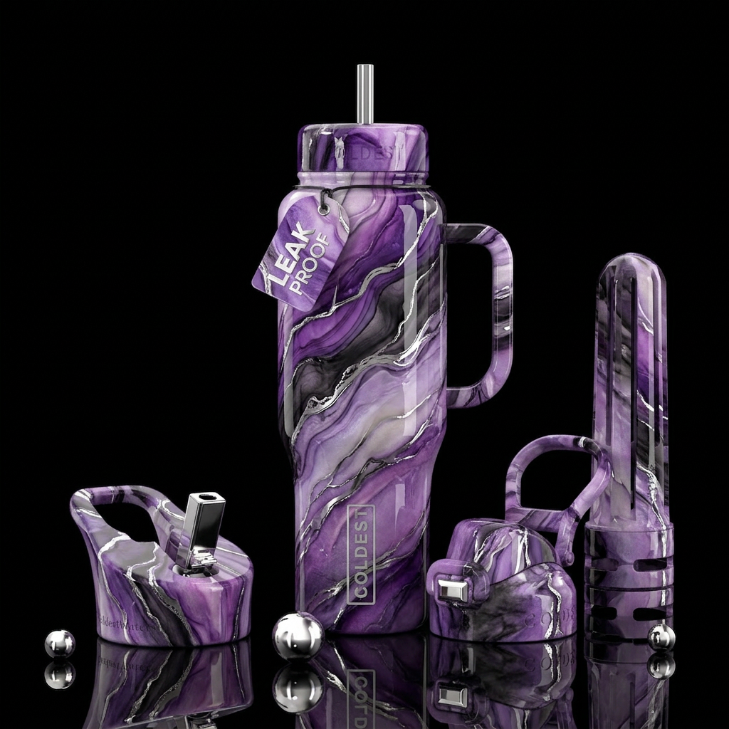 Liquid Royalty water bottle design