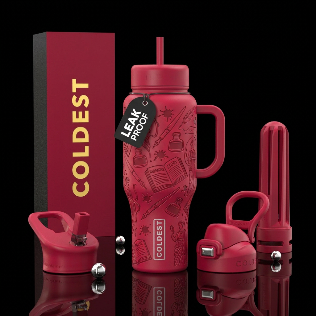 Something for writers water bottle design