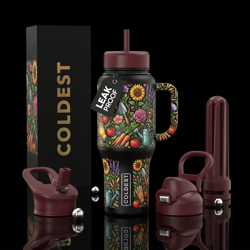 Gardening water bottle design