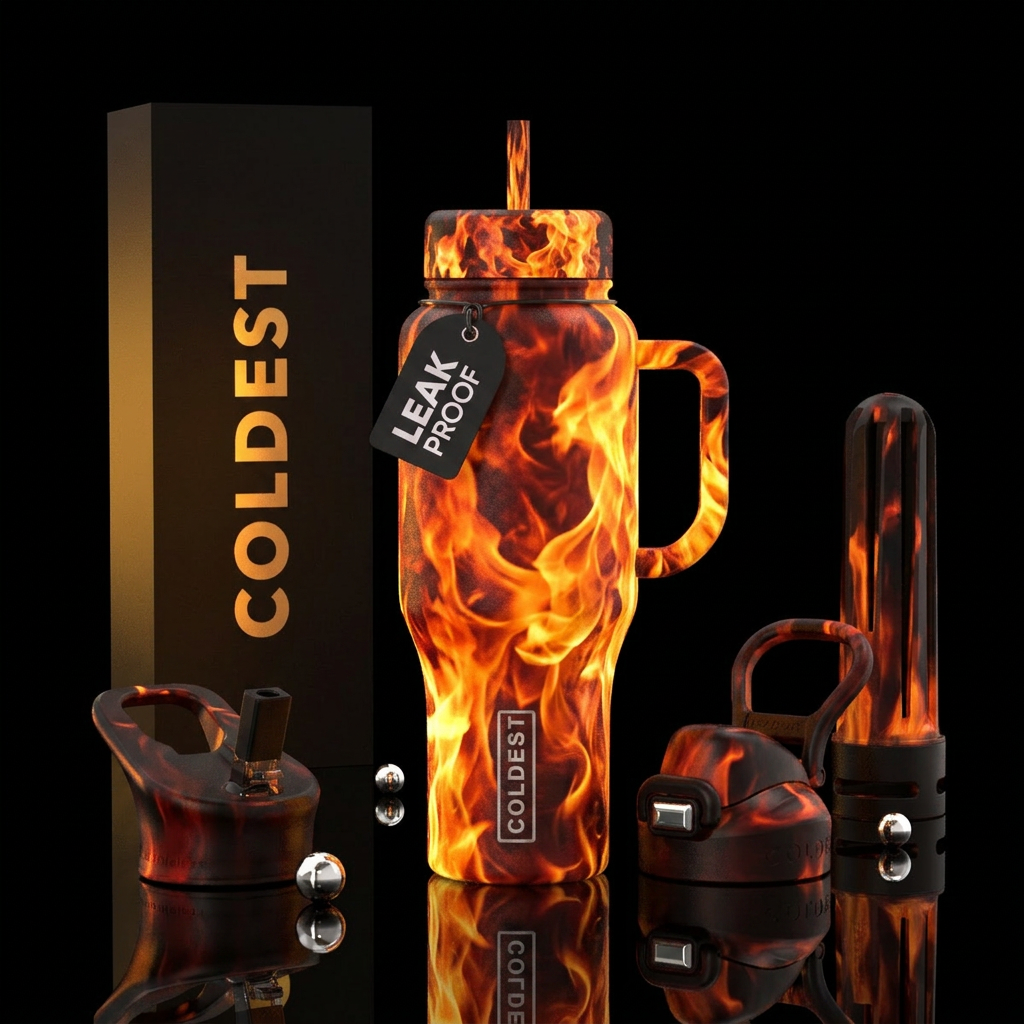 Fire water bottle design