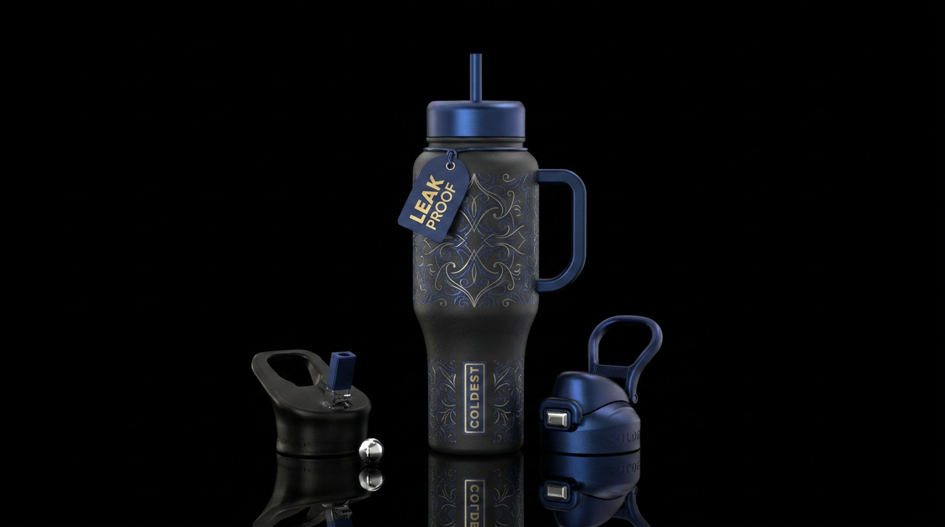 Majestic water bottle design