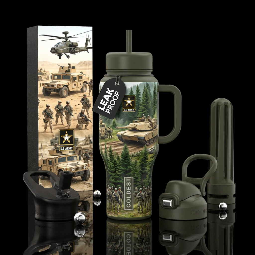 United States army water bottle design