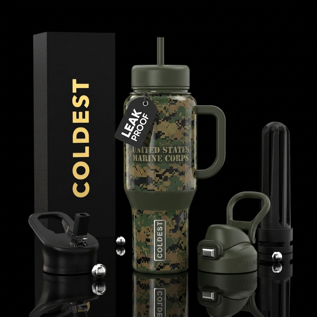 United States marine corps water bottle design