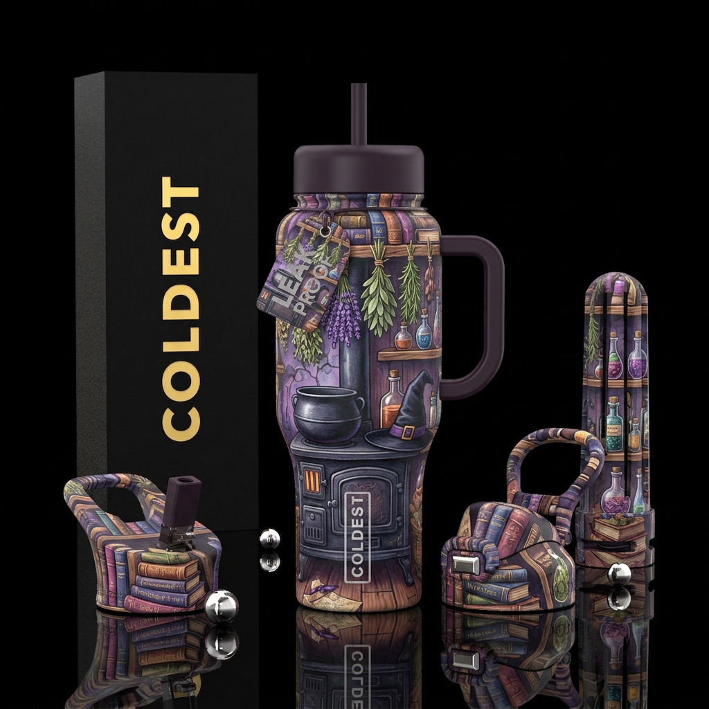 Earth magic water bottle design
