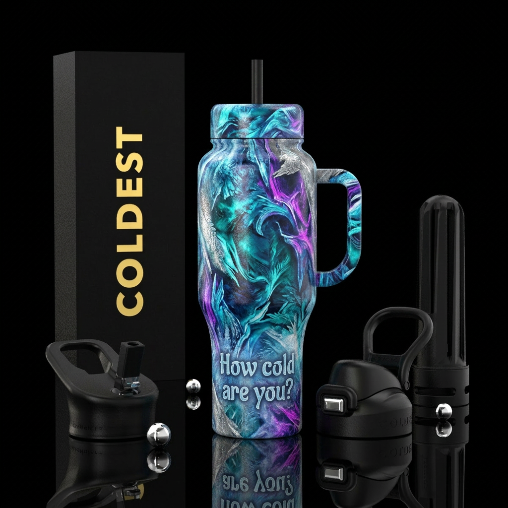 How cold are you? water bottle design