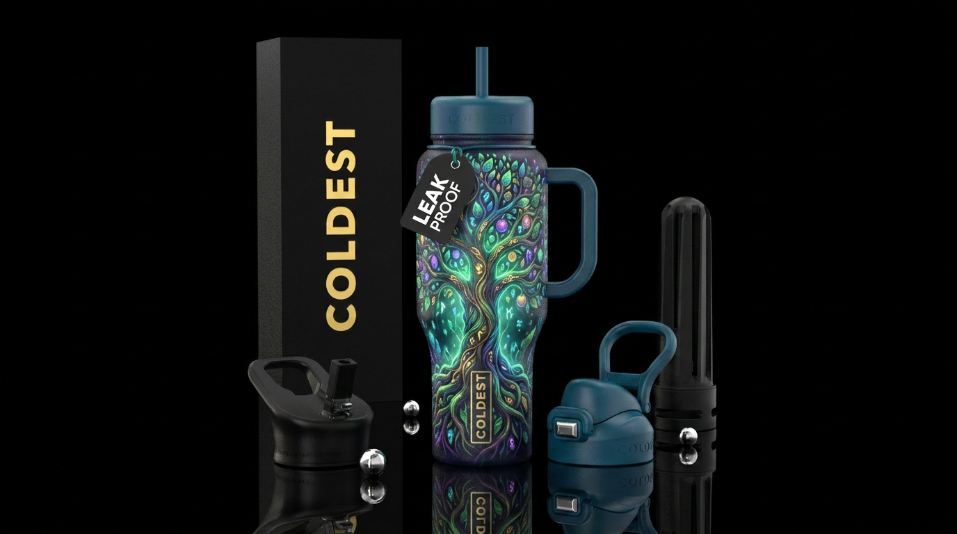 Tree of Life water bottle design