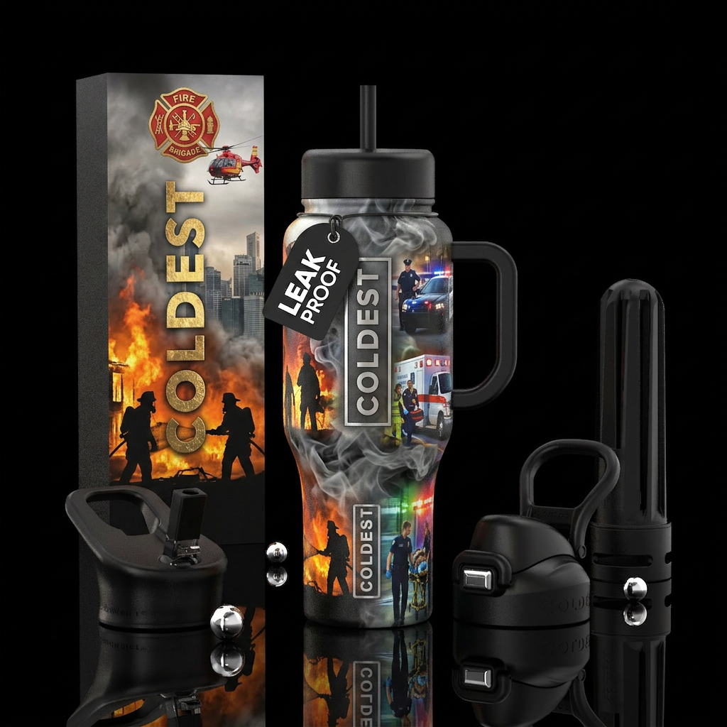First Responders water bottle design