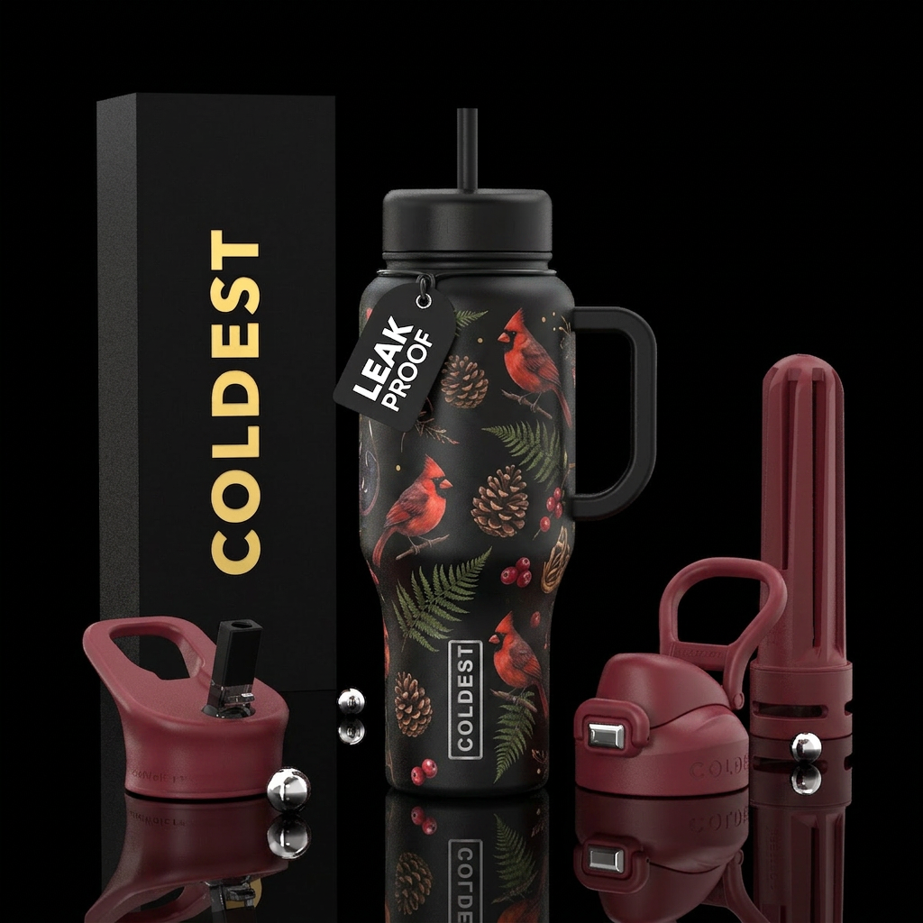 The Cardinal water bottle design