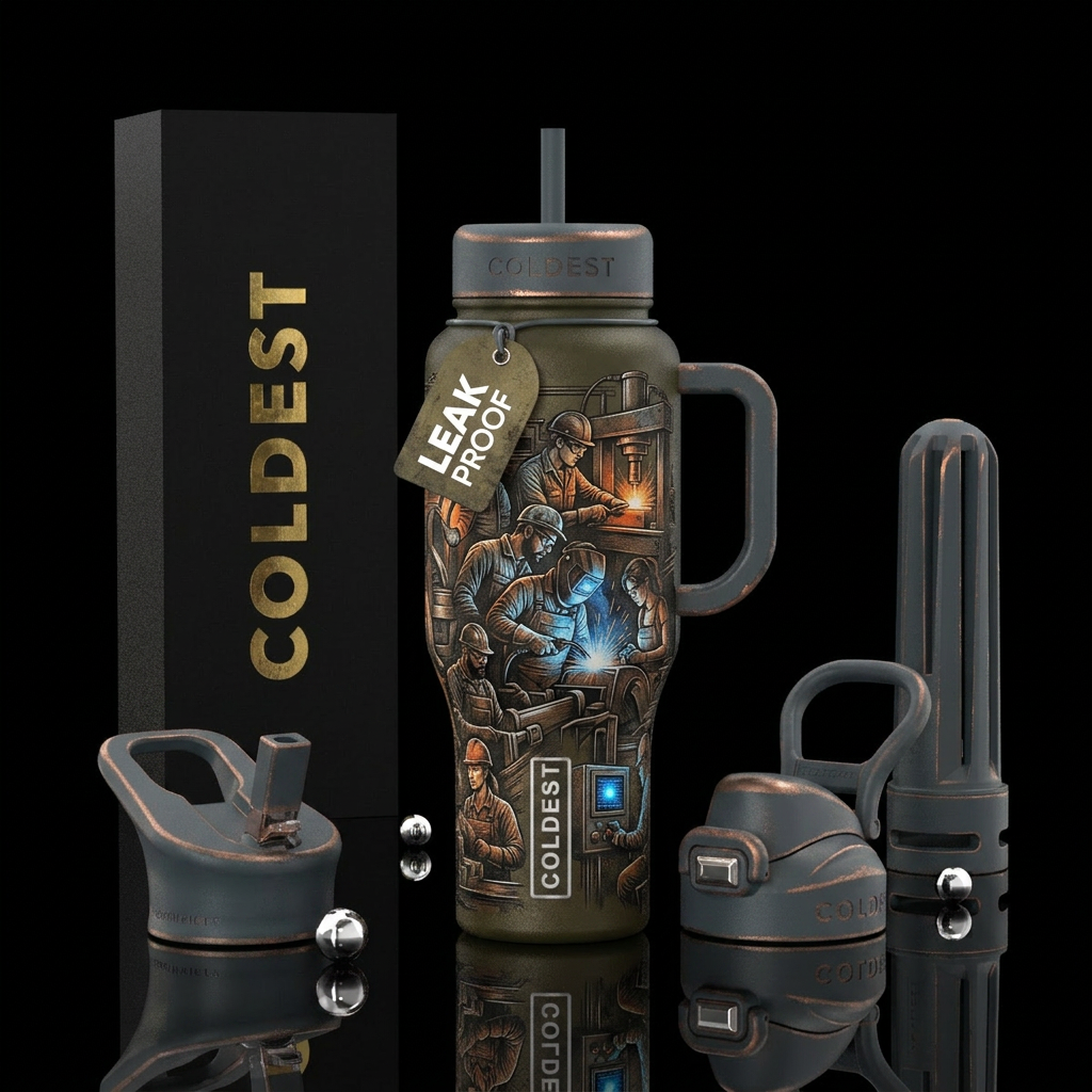 The Industry water bottle design