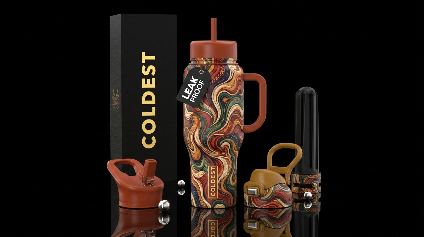 Merged Culture water bottle design