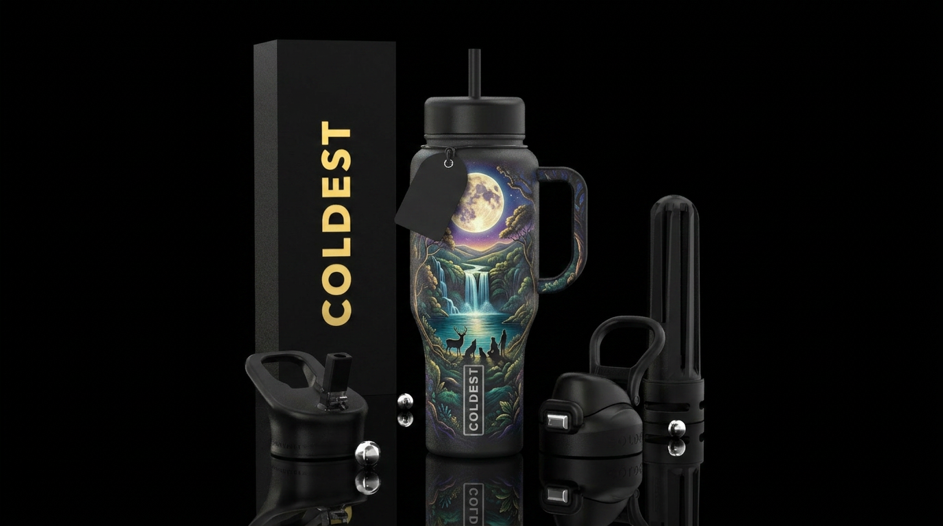 Peaceful Together water bottle design