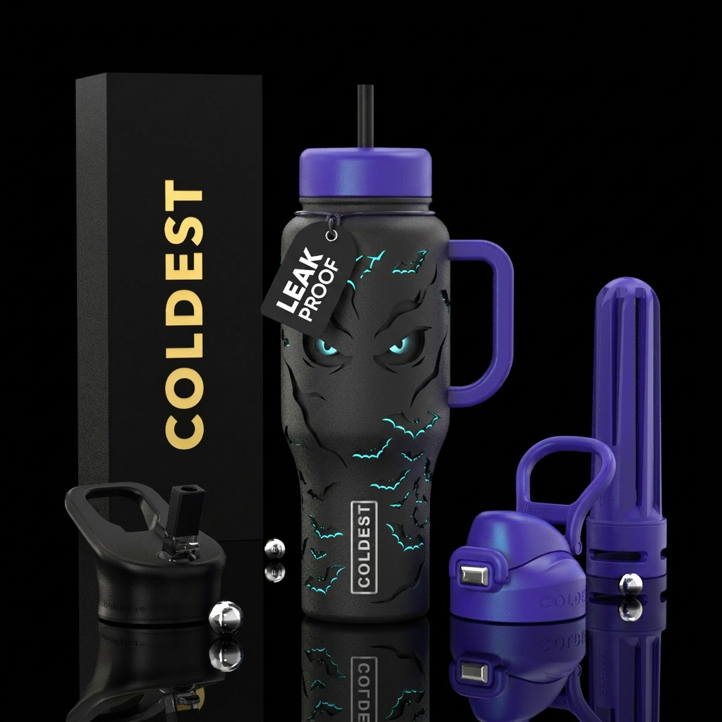 Eyes On You water bottle design
