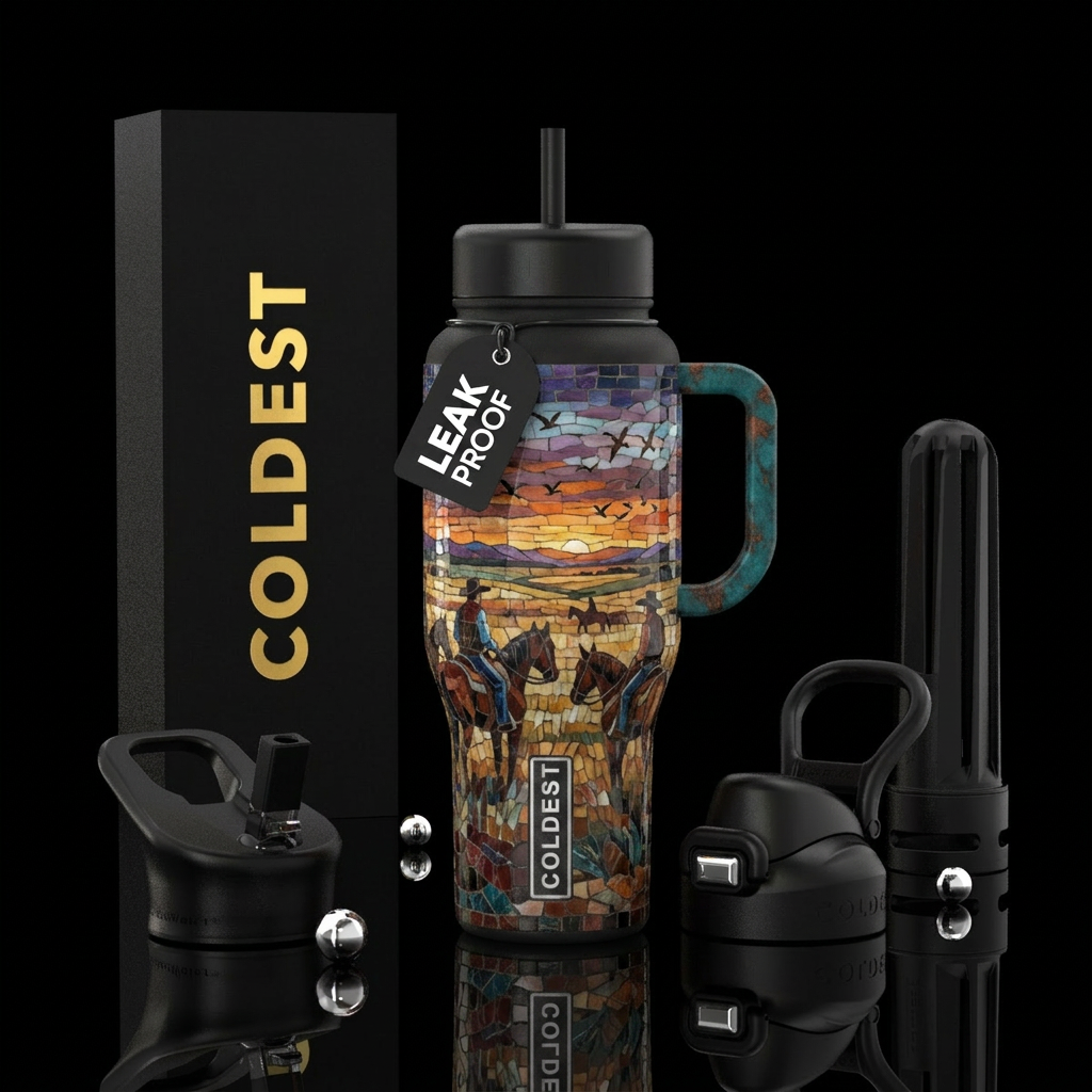 The Westerner water bottle design