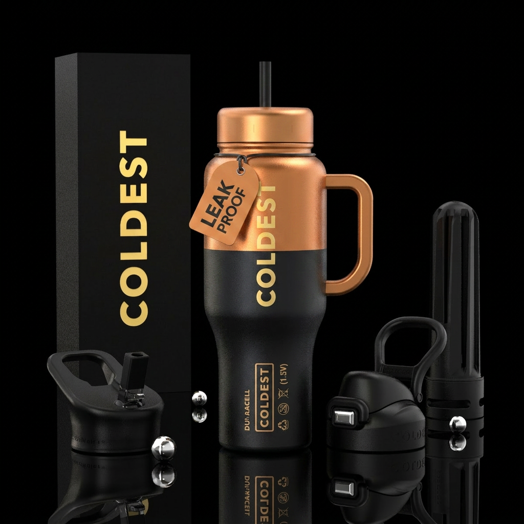 Keeps on cooling! water bottle design