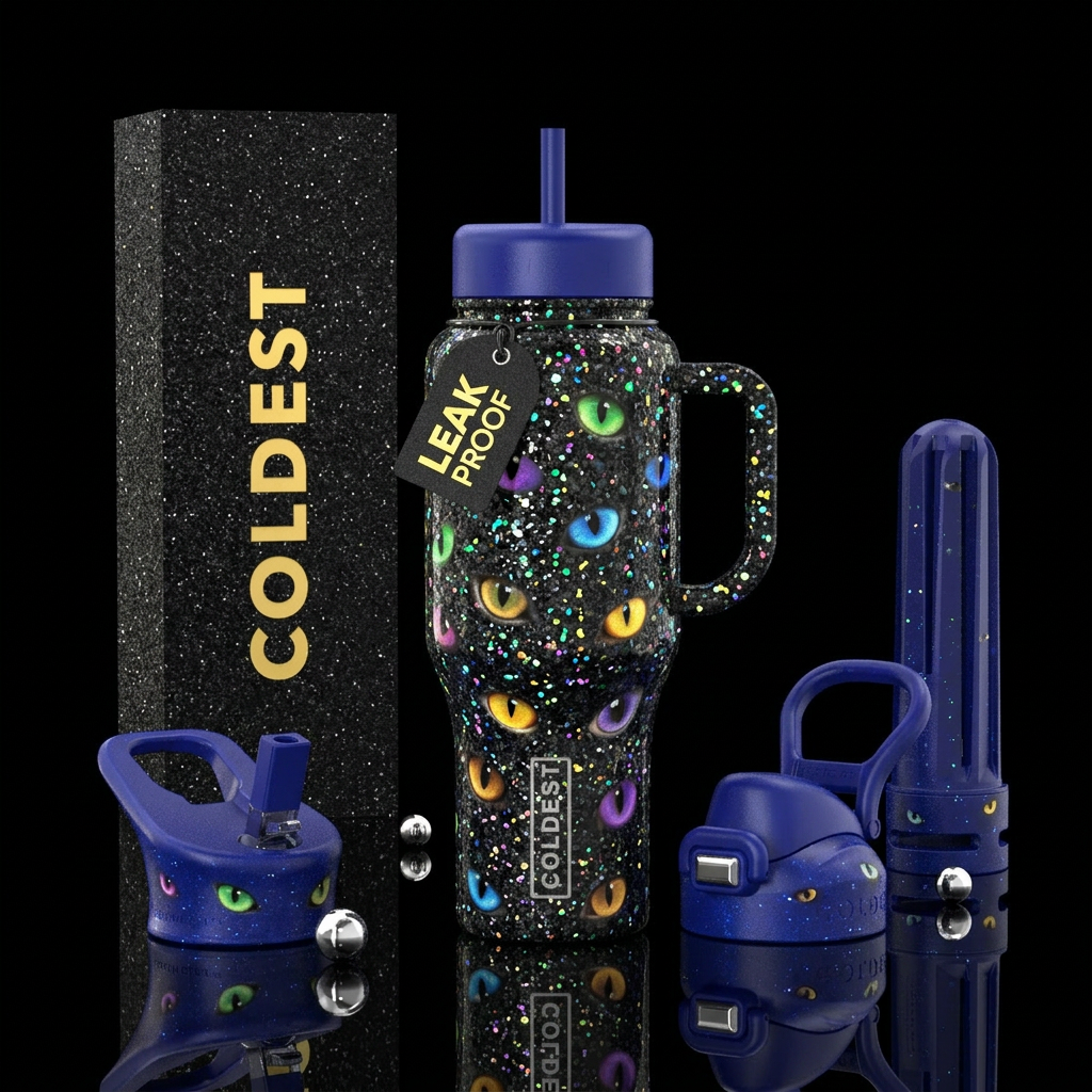 Glowie Cateye water bottle design