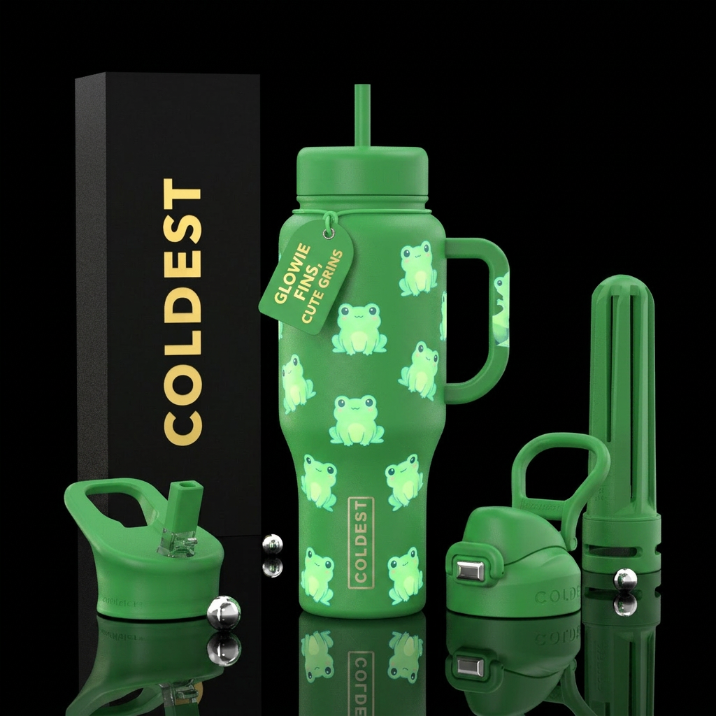 Baby Frog water bottle design